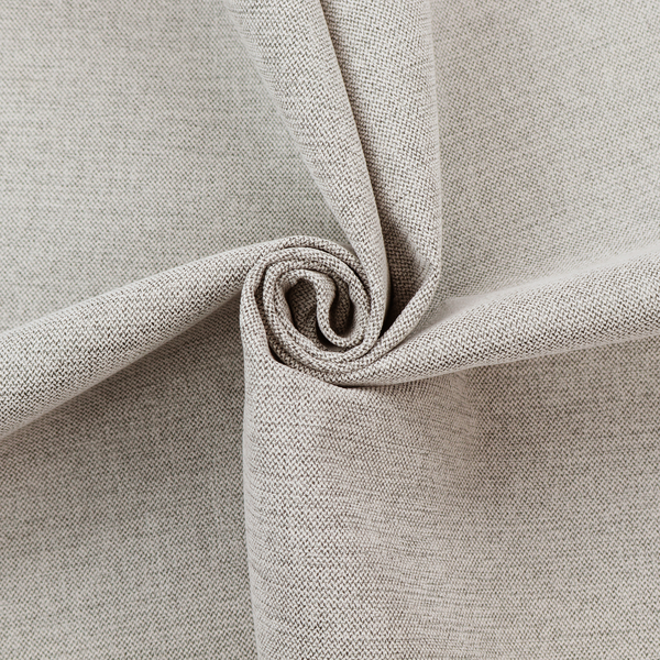 A finely textured weave in a pale silver, heather grey, or light ash tone. The material features a subtle heathered look with finely blended threads of cool grey and white undertones throughout.