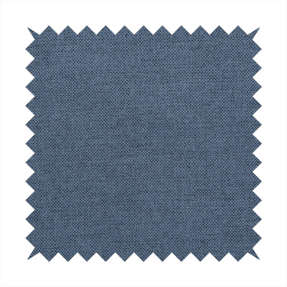 A finely textured weave in a rich mid-blue, ocean blue, or deep slate blue shade. The material features a subtle heathered look with finely blended threads of classic blue and darker grey undertones throughout.