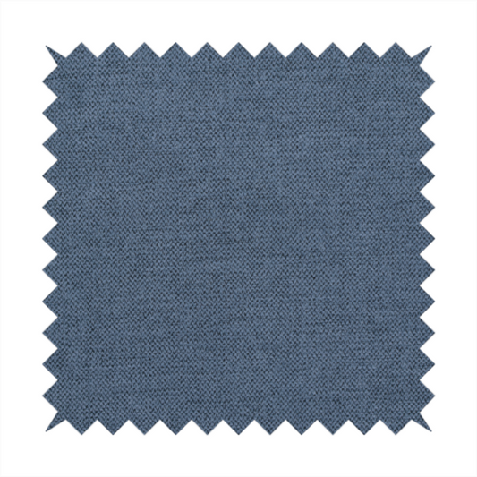 A finely textured weave in a rich mid-blue, ocean blue, or deep slate blue shade. The material features a subtle heathered look with finely blended threads of classic blue and darker grey undertones throughout.