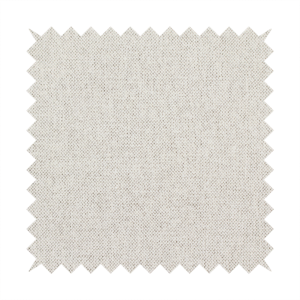 A finely textured weave in a pale cream, ivory, or oatmeal shade. The material features a subtle heathered look with finely blended threads of soft white and light neutral beige undertones throughout.
