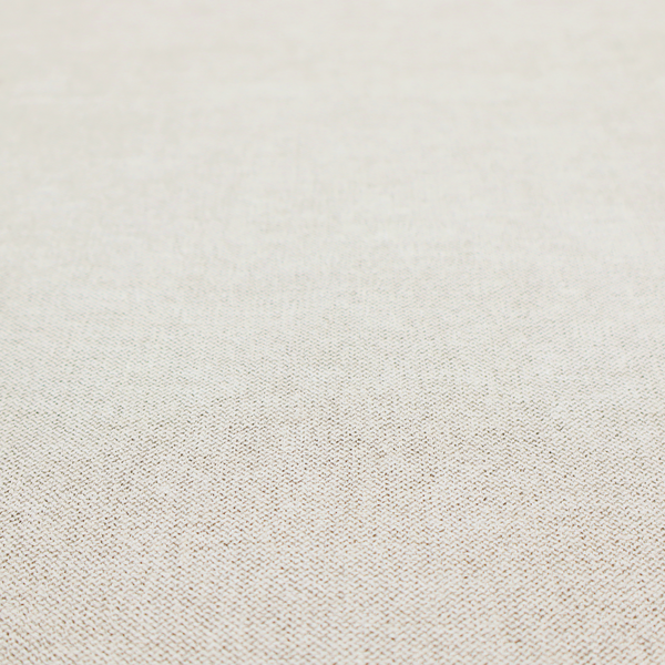 A finely textured weave in a pale cream, ivory, or oatmeal shade. The material features a subtle heathered look with finely blended threads of soft white and light neutral beige undertones throughout.