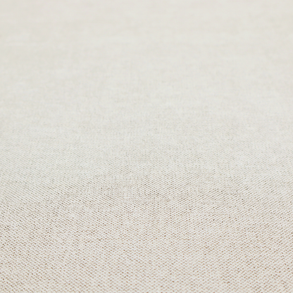 A finely textured weave in a pale cream, ivory, or oatmeal shade. The material features a subtle heathered look with finely blended threads of soft white and light neutral beige undertones throughout.