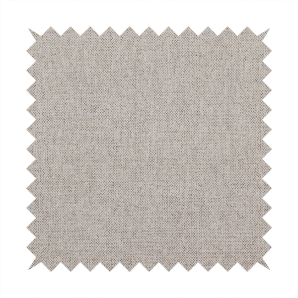 A finely textured weave in a light greige, taupe, or soft pebble grey shade. The material features a subtle heathered look with finely blended threads of cool grey and warm beige undertones throughout.