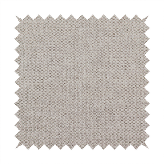 A finely textured weave in a light greige, taupe, or soft pebble grey shade. The material features a subtle heathered look with finely blended threads of cool grey and warm beige undertones throughout.