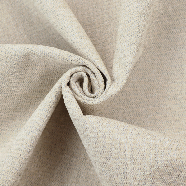 A beige or oatmeal woven fabric with a fine, textured basket weave pattern.