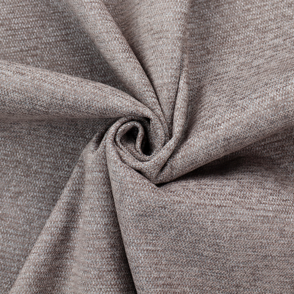 A mocha brown or mink-coloured woven fabric with a fine, heathered texture.
