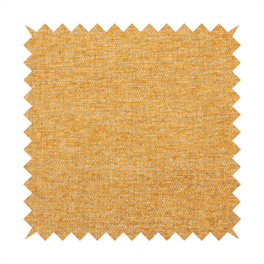 A vibrant mustard yellow woven fabric with a fine, heathered texture.