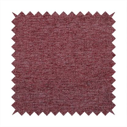 A rich burgundy red woven fabric with a fine, heathered texture.