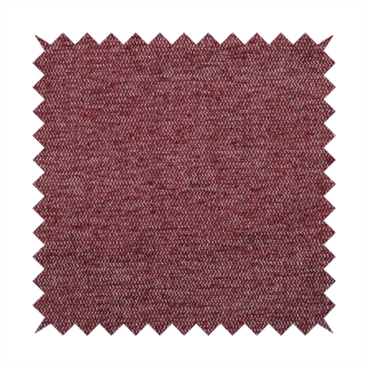 A rich burgundy red woven fabric with a fine, heathered texture.