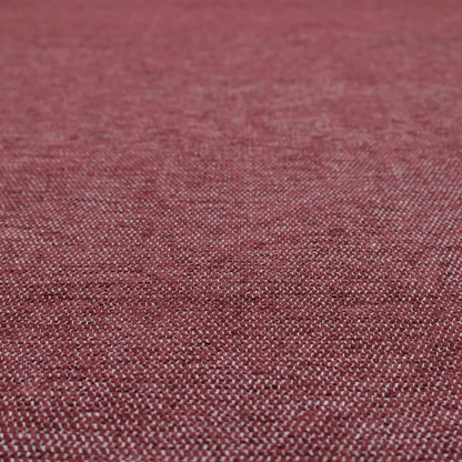 A rich burgundy red woven fabric with a fine, heathered texture.