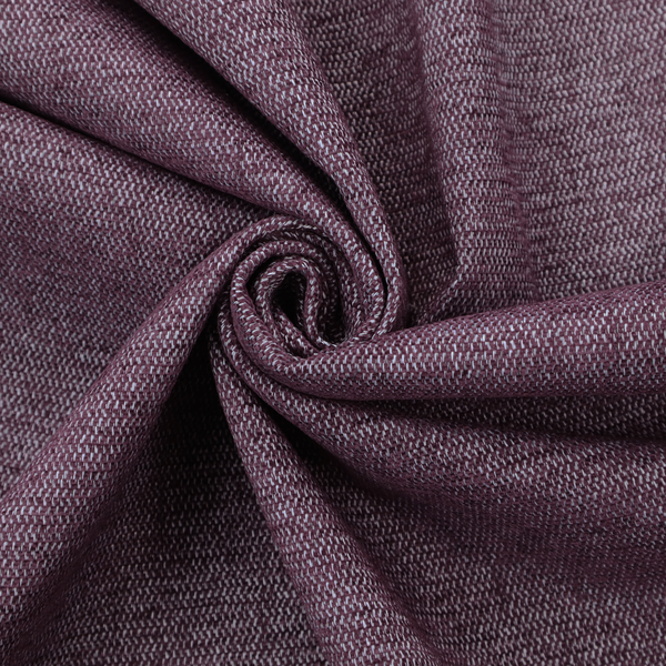 A rich plum purple woven fabric with a fine, heathered texture.