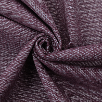 A rich plum purple woven fabric with a fine, heathered texture.