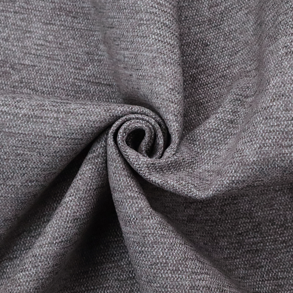 A charcoal grey woven fabric with a fine, heathered texture.