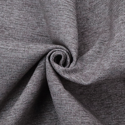 A charcoal grey woven fabric with a fine, heathered texture.