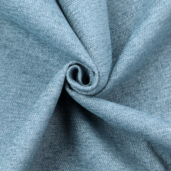 A soft blue woven fabric with a fine, heathered texture.