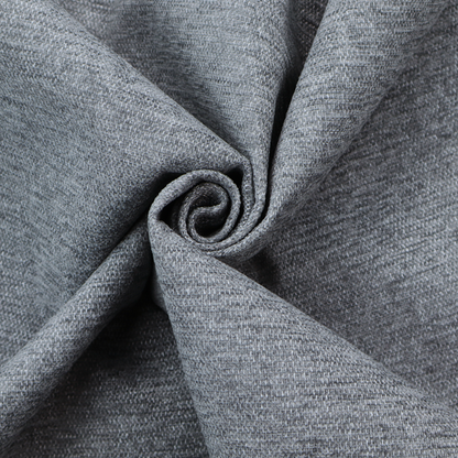 A charcoal grey woven fabric with a fine, heathered texture.