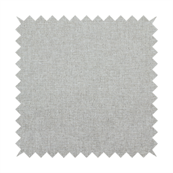 A light silver-grey woven fabric with a fine, heathered texture.