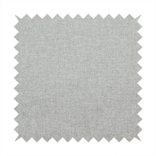 A light silver-grey woven fabric with a fine, heathered texture.