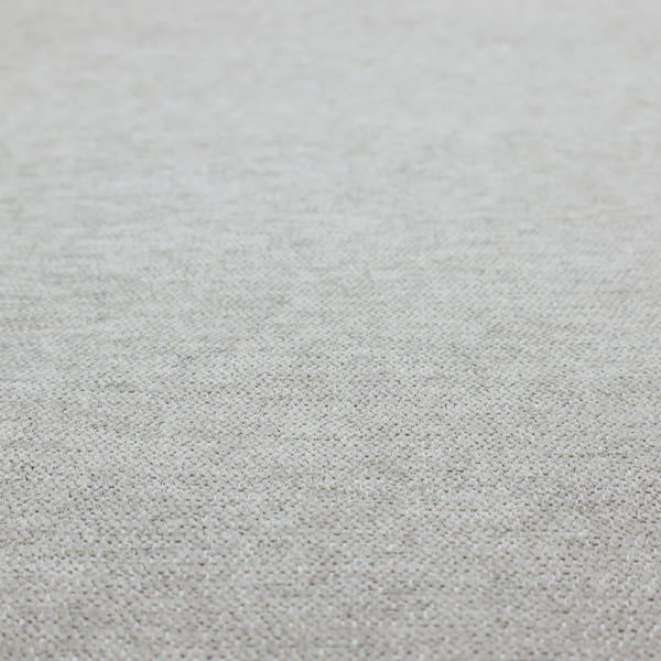 A light silver-grey woven fabric with a fine, heathered texture.