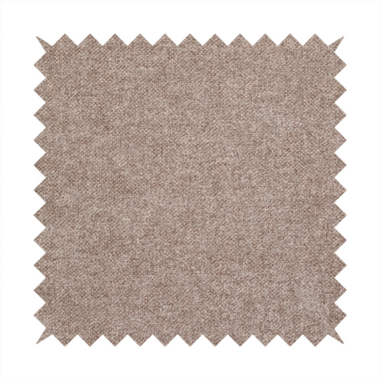 A fine, woven upholstery fabric in a rich, warm taupe or brown tone, featuring a consistent and textured surface pattern.