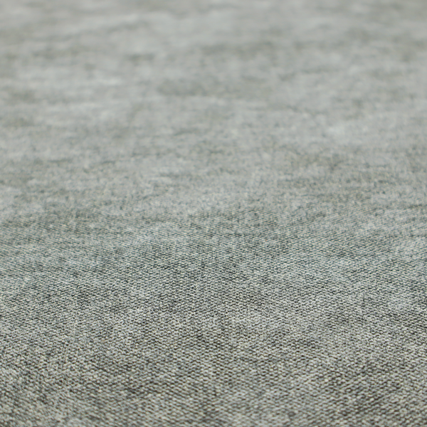 A fine, woven upholstery fabric in a cool, sophisticated slate grey tone, featuring a consistent and textured surface pattern.
