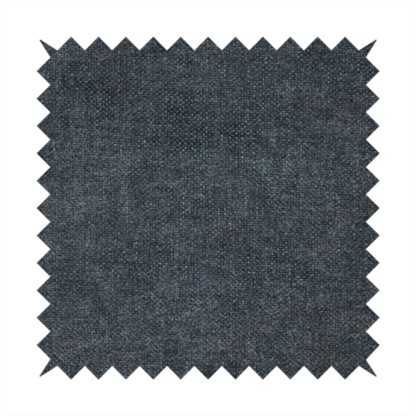 A fine, woven upholstery fabric in a dark, sophisticated slate grey or near-black tone, featuring a consistent and textured surface pattern.