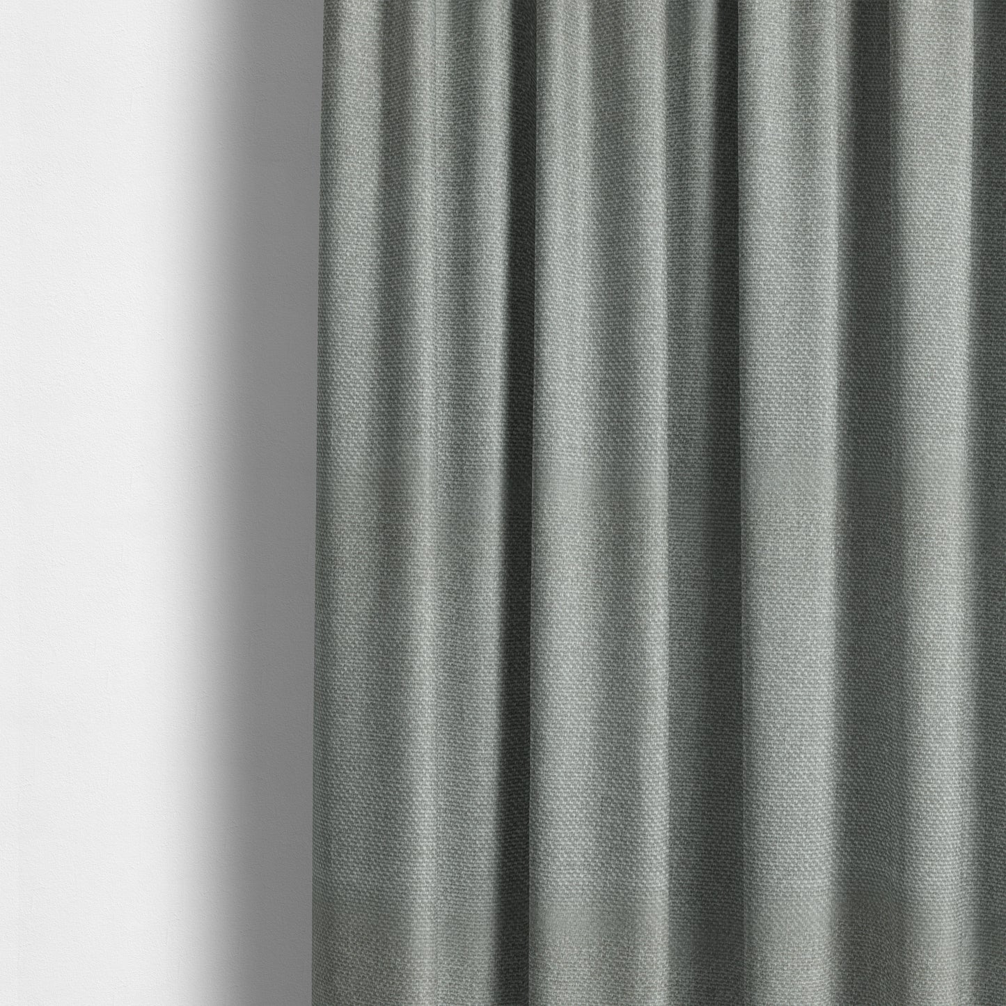 Astro Textured Basket Weave Plain Grey Silver Colour Upholstery Fabric CTR-37 - Made To Measure Curtains