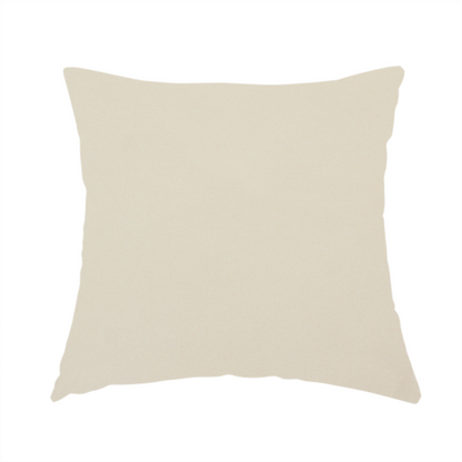 The fabric used to create this handmade cushion is a solid champagne-coloured Hallstatt faux leather fabric texture with a smooth, fine finish.