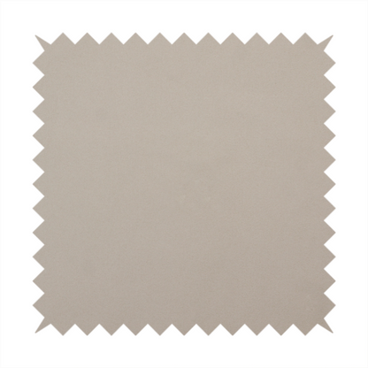 A solid taupe-coloured Hallstatt faux leather fabric texture with a smooth, fine finish.