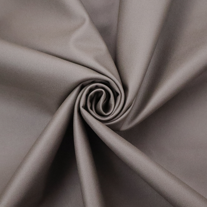 A solid brown-coloured Hallstatt faux leather fabric texture with a smooth, fine finish.