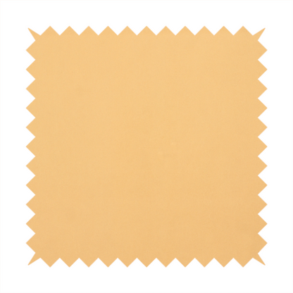 A solid yellow-coloured Hallstatt faux leather fabric texture with a smooth, fine finish.