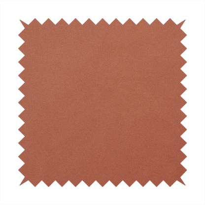 A solid rust-coloured Hallstatt faux leather fabric texture with a smooth, fine finish.