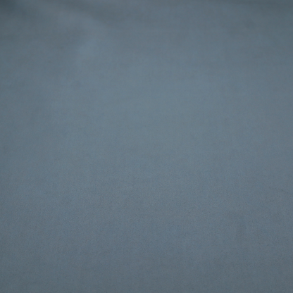 Plain, solid dark blue-coloured Hallstatt faux leather fabric texture with a smooth, fine finish.