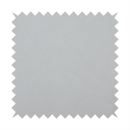 Plain, solid light grey-coloured Hallstatt faux leather fabric texture with a smooth, fine finish.