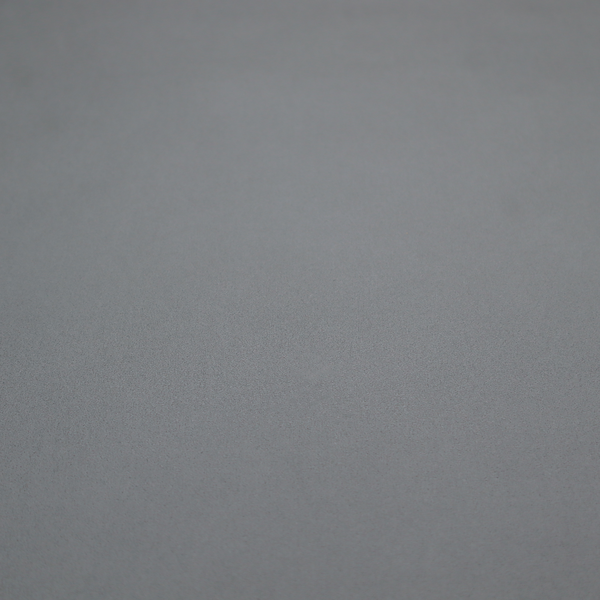 Plain, solid medium grey-coloured Hallstatt faux leather fabric texture with a smooth, fine finish.