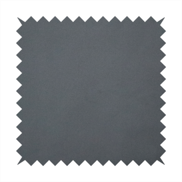 Plain, solid dark charcoal grey-coloured Hallstatt faux leather fabric texture with a smooth, fine finish.
