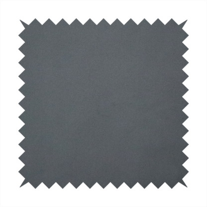 Plain, solid dark charcoal grey-coloured Hallstatt faux leather fabric texture with a smooth, fine finish.