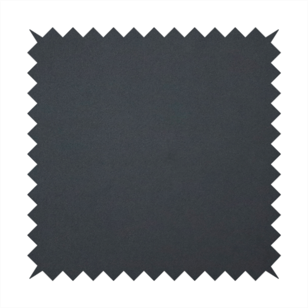 Plain, solid dark slate grey-coloured Hallstatt faux leather fabric texture with a smooth, fine finish.