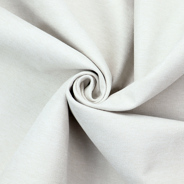 A solid light off-white or cream-coloured woven textile with a fine, subtle textured weave.
