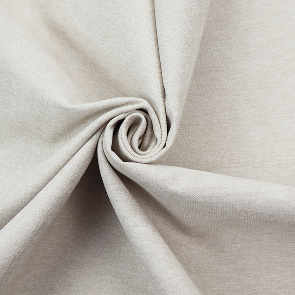 A solid light off-white or cream-coloured woven textile with a fine, subtle textured weave.