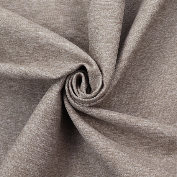 A solid light brown woven textile with a fine, subtle textured weave.