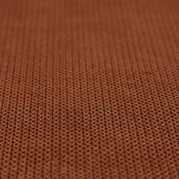 Chicago Bobble Effect Chenille Upholstery Fabric Burnt Orange Colour CTR-373