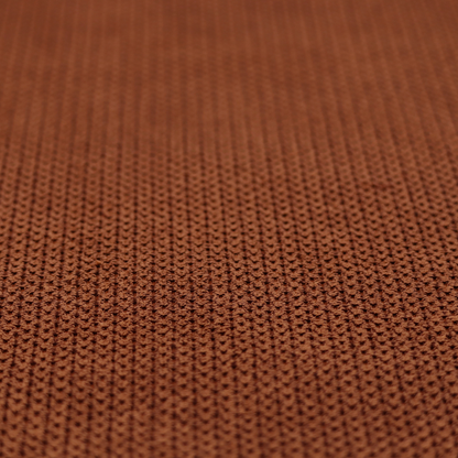 Chicago Bobble Effect Chenille Upholstery Fabric Burnt Orange Colour CTR-373