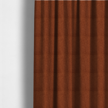 Chicago Bobble Effect Chenille Upholstery Fabric Burnt Orange Colour CTR-373 - Made To Measure Curtains