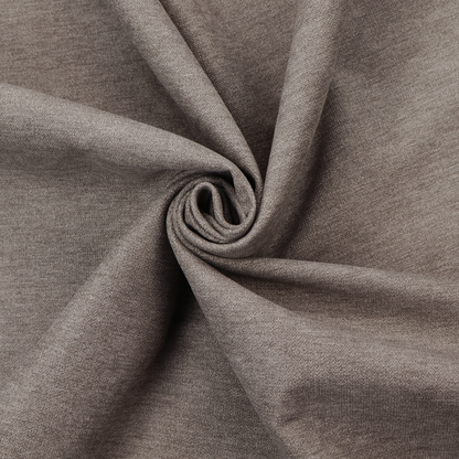 A solid brown woven textile with a fine, subtle textured weave.