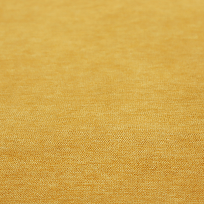 A solid mustard yellow woven textile with a fine, subtle textured weave.