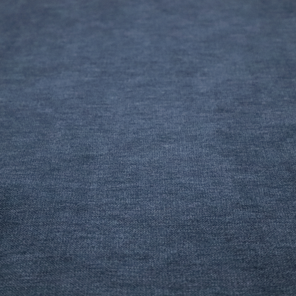 A solid blue woven textile with a fine, subtle textured weave.