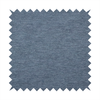A solid light blue or steel blue woven textile with a fine, subtle textured weave.