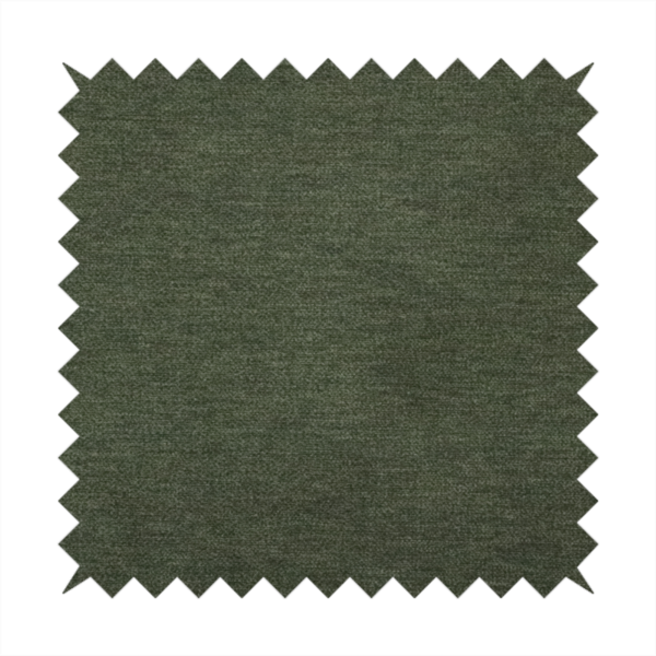 A solid dark green woven fabric swatch with a fine, subtle texture.