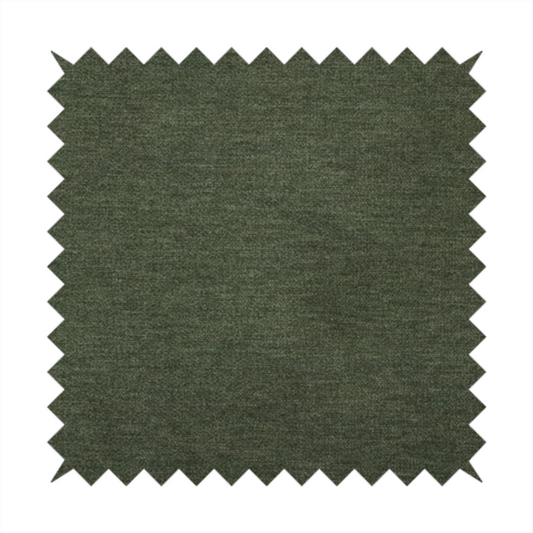 A solid dark green woven fabric swatch with a fine, subtle texture.